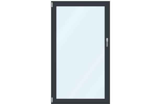 Aluminum French-door anthracite