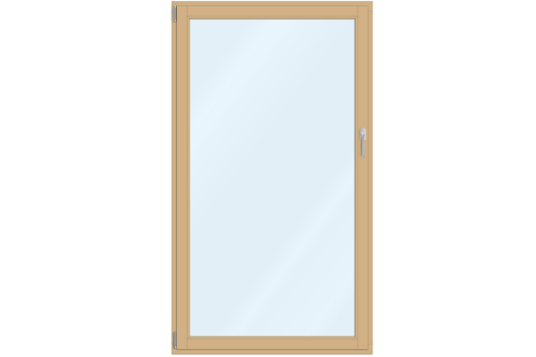 Alu-clad wooden French-door beige