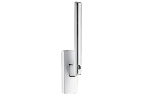 Lockable handle silver