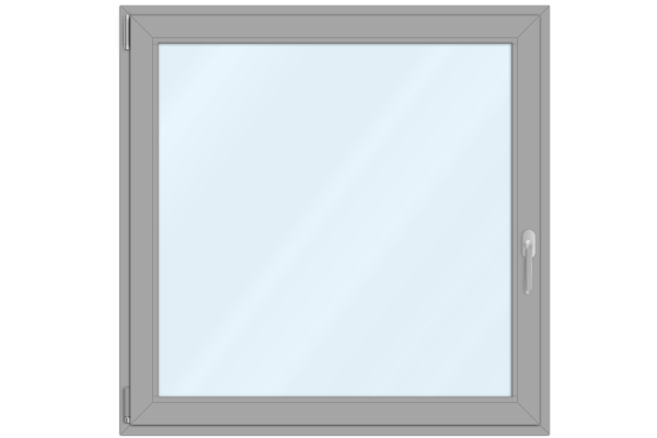 Aluminum window white aluminum