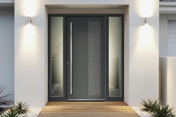 Aluminum front door
