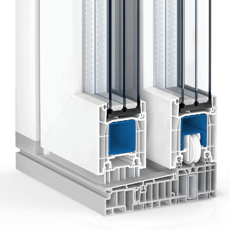 Lift & slide Kömmerling PremiDoor 76