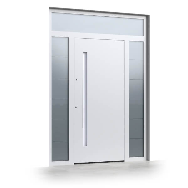 Front door with transom light