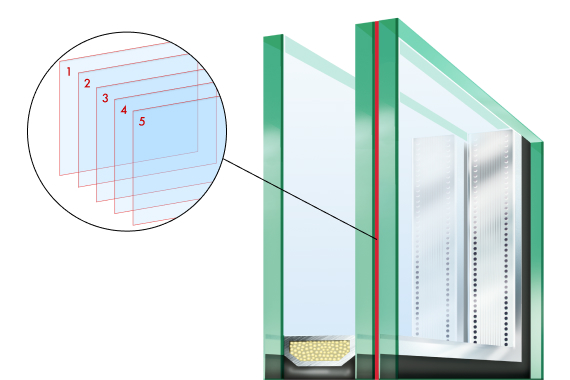 Storm window profile section
