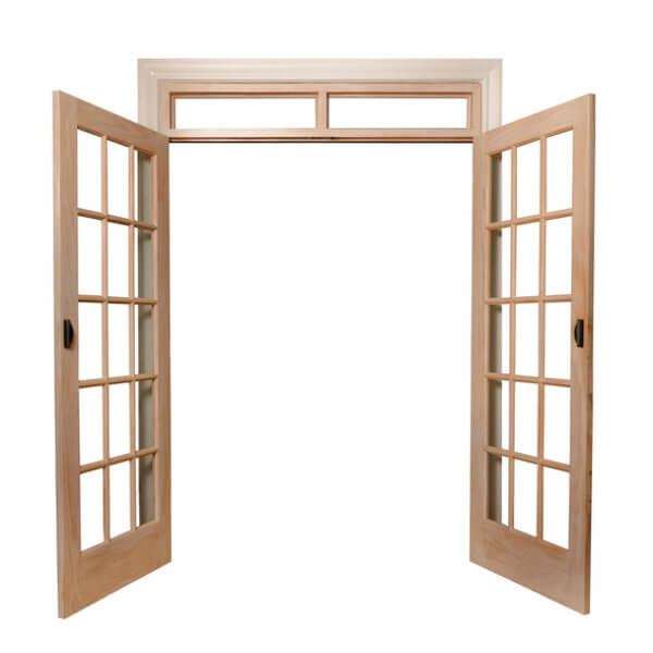 Oak French Door Exterior