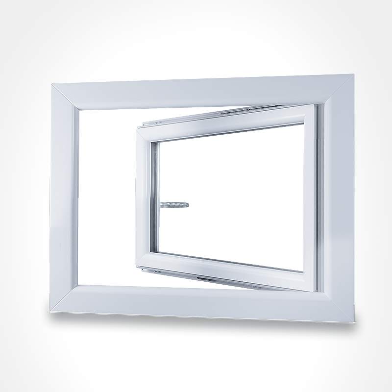 Basic vinyl basement window